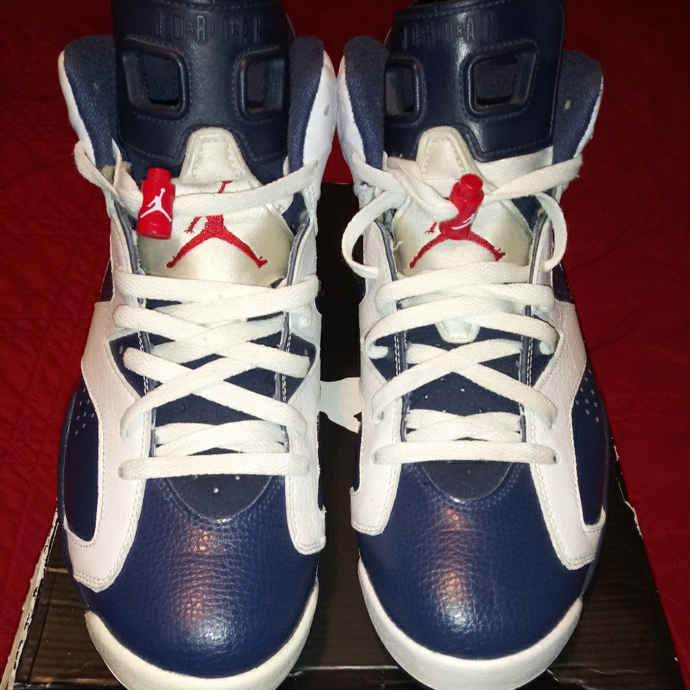AIR JORDAN 6 RETRO OLYMPIC - Picture 2 of 5